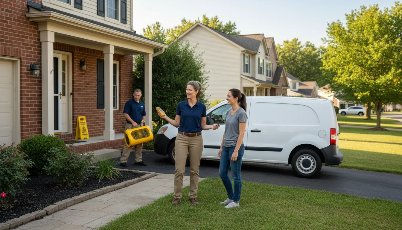 Water restoration image for Dehumidification And Cleanup Services in Carleton, MI